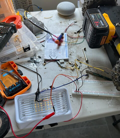 In December 2022, my dad announced the need for an easier system of inspecting a crawlspace, so this was when I started brainstorming solutions.