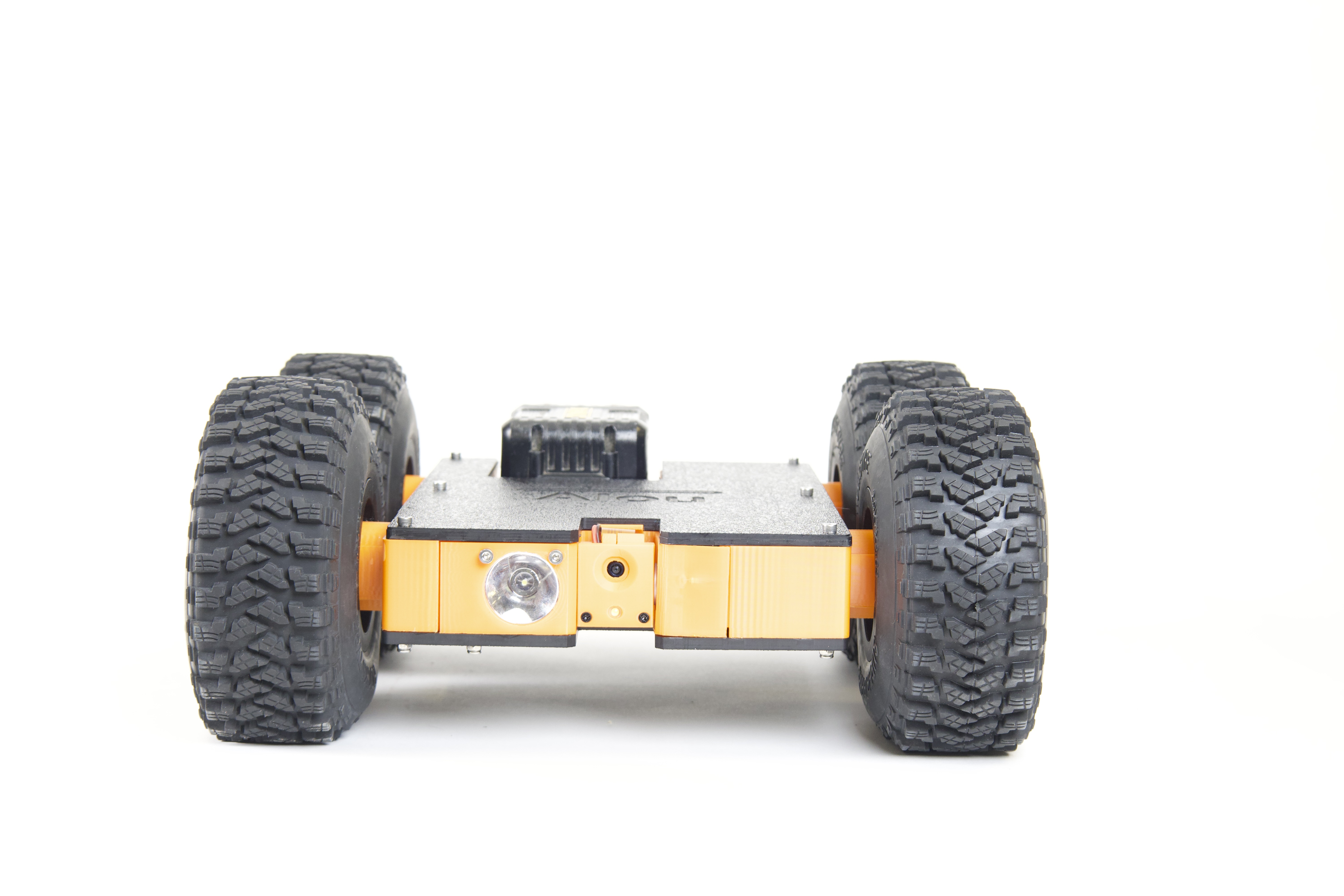 Low-profile inspection robot for crawlspace inspection